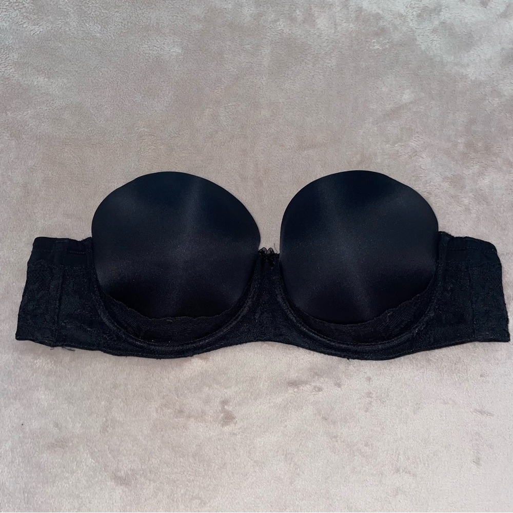 torrid Black Strapless Contour Bra